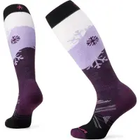 Smartwool W'S Ski Full Cushion Snowpocalypse mönster OTC-strumpor, L90 purple iris, L