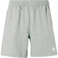 Adidas Byxa 'ESS' gråmelerad / vit