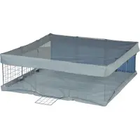 Zolux NEOLIFE Uteplats Neopark för marsvin 105x105x35 blå