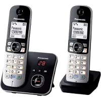 Panasonic KX-TG6822FRB Trådlös Telefon i Svart och Grå