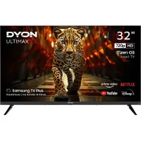 Dyon Ultimax 32H-TI-W LED-TV 80 cm 32 tum EEK F (A - G) DVB-C, DVB-S2, DVB-T, DVB-T2, HD ready, Smart TV, WLAN Svart
