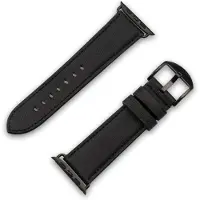 JT BERLIN Watchband Wannsee Armband 42 mm, 44 mm, 45 mm, 49 mm M Svart Watch-serie 1, Watch-serie 2, Watch-serie 3, Watch-serie 4, Watch-serie 5, Watch serie
