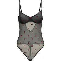 Hunkemoller Body 'Chelsey' grön / röd / svart