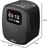 Sangean Bordsradio DCR-83 DAB+, FM Batteri-laddningsfunktion, Väckningsfunktion Svart