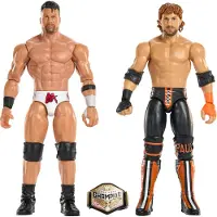 Mattel WWE Main Event Showdown LA Knight vs Logan Paul-actionfigurer, serie nr 24, samlarobjekt på 15 cm, 6 År, Multifärg, Plast, 2 styck