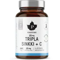 Puhdistamo Purification Tripla Zinc 25 mg, 240 kapslar