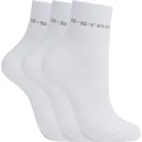 G-Star Anklet Sock 3-Pack - White - Women