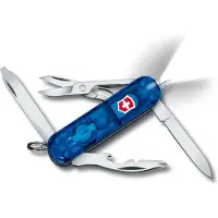 Victorinox Midnite Manager fickkniv, blå transparent