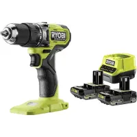 Ryobi Slagskruvdragare - - Borstlös - 18V - 2 batterier 1x 4,0 Ah / 1x 2,0 Ah + laddare - RPD18BL-2C20S
