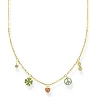 Thomas Sabo Charming Symbols gold halsband KE2123-488-7-L42V