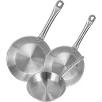 Wellhome 22/24/26 Cm Stekpanne Set 3 Bitar