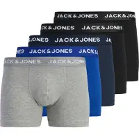 Jack & Jones Boxershorts marinblå / royalblå / ljusgrå / svart / vit
