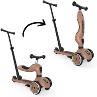 Scoot & Ride Highway Kick 1 Tryck&Kör - Mocha - - One Size - Springcykel