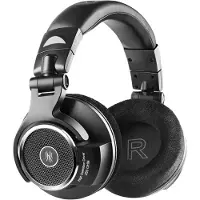 OneOdio Monitor 80 Over Ear hörlurar Sladd Stereo Svart High-Resolution Audio Hopfällbara, Vändbara kåpor Studio