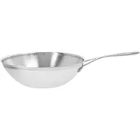 Demeyere Industry 5, 1005382 stainless steel flat bottom wok, 30 cm