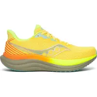 Saucony Triumph 23 Shoes Yellow Orange SS26, Size 50 - EUR