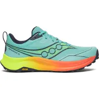 Saucony Springsko 'PEREGRINE 16' marinblå / aqua / ljusgrön
