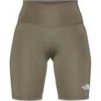 The North Face - Trail running-kläder dam - W Flex 8In Tight New Taupe Green för Unisex - Storlek S