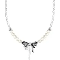 Thomas Sabo True Romance Silver bow Lovely romance rosetthalsband KE2295-167-11-L45V