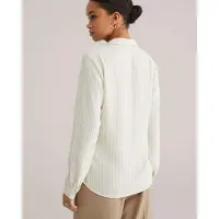 We fashion Blus brun / vit
