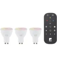 Eglo CONNECT-Z GU10 smarta lampor - 3-pack med fjärrkontroll
