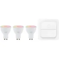 Eglo CONNECT-Z GU10 Smarta Glödlampor - 3-pack med Strömbrytare - 345 lm