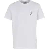 Mister tee T-shirt 'Pizza' svart / vit