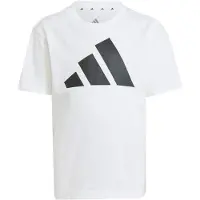 Adidas T-shirt - LK BL - White/Black - - 7 år (122) - T-shirt
