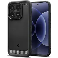 Spigen Rugged Armor-fodral för Xiaomi 17 - svart
