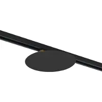 QAZQA Modern svart taklampa för 1-fas skensystem 2-ljus - Iconic Pulley