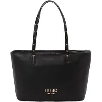 Liu Jo för kvinnor. AA6071-E1012 Shopperväska svart (OSFA), Casual, Polyuretan