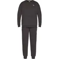 Puma Träningsoverall svart / vit