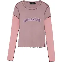 Desigual T-shirt mauve / lavendel / bär / puder