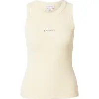Calvin Klein Jeans Topp ljusgul / svart / vit