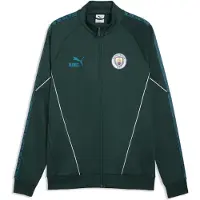 Puma Manchester City Träningsjacka King Anthem - Grön terräng/Tropisk blå - , storlek Medium