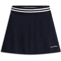 Tommy Hilfiger Logo Embroidery Rib Knit Skirt