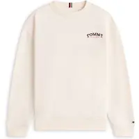 Tommy Hilfiger Logo Embroidery Terry Crew Neck Sweatshirt