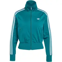 Adidas Sweatjacka 'Firebird Classic' petrol / vit