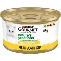 Gourmet Purina Nature's Creations med kyckling, spenat, tomat våtfoder katt