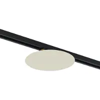 QAZQA Modern beige taklampa för skensystem 1-fas 2-ljus - Iconic Pulley