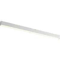 QAZQA Taklampa Vit inkl. LED 3-stegs dimbar 2700-4000K med dip switch - Keane