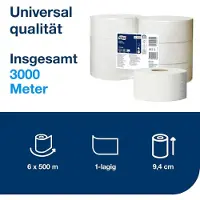 Tork Papper Toalett T-Jumbo 1-Lag 6Rl/Fp