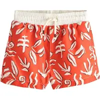 Next Badshorts röd / off-white