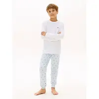 Tommy Hilfiger Signature Cuffed Leg Long Pyjama Set