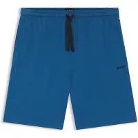 BOSS Logo-embroidered shorts in stretch cotton