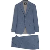 BOSS Two-piece slim-fit suit in cotton and virgin wool