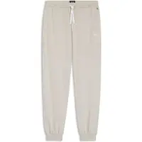 BOSS Stretch-cotton tracksuit bottoms with embroidered logo