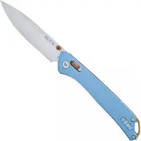 Buck 700 Nomad 0700BLS Stonewashed D2, Blue Aluminum, pocket knife