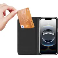 Nevox Vario Series – Booktasche för iPhone 16e/17e, svart