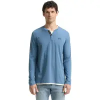 Tom Tailor T-shirt rökblå / svart / vit